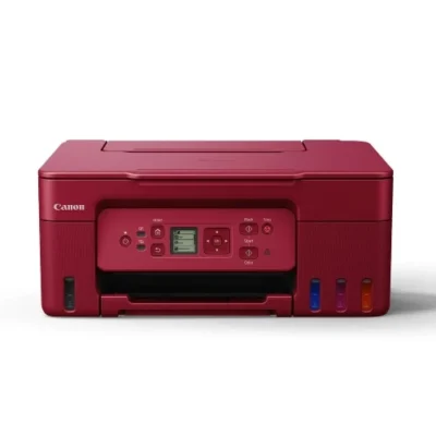 CANON PIXMA MegaTank G3770 AIO Wi-Fi Printer Red (1 year) Print, Scan, Copy | Color Printer