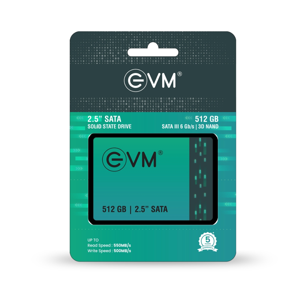 EVM 512GB SSD, 2.5 Inch SATA - 3 Year Warranty - Image 2