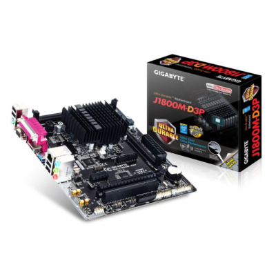 GIGABYTE Micro ATX Atom Motherboard, 2.41GHz Dual-Core, Built-in Celeron, DDR3 (GA-J1800M-D3P)