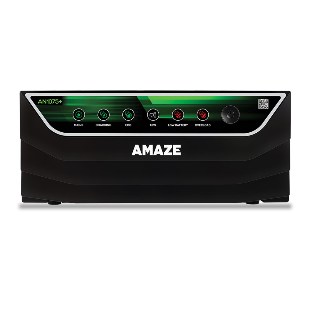 AMAZE Pure Sine Wave Inverter, 900VA (AN 1075+) - 3 Year Warranty (Battery not included)