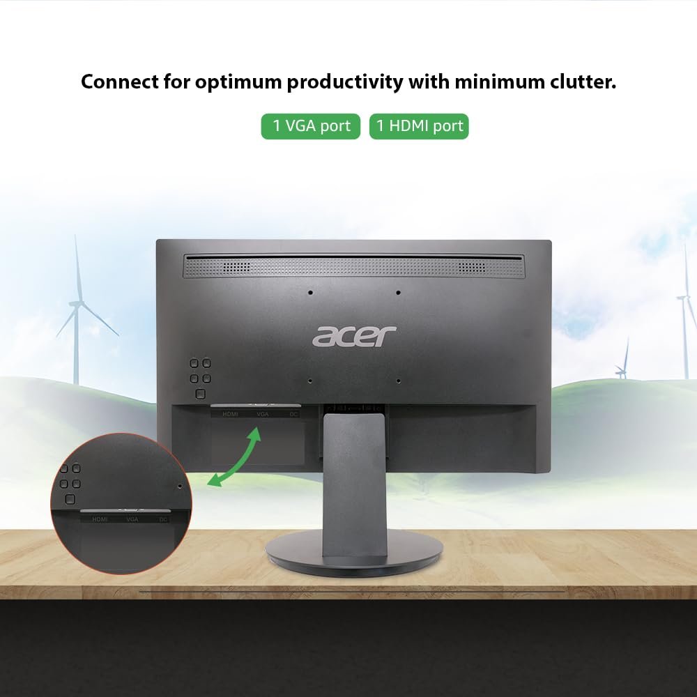 ACER 19.5-Inch Monitor VGA/HDMI (K202QMBI) with 3-Year Warranty - Image 5