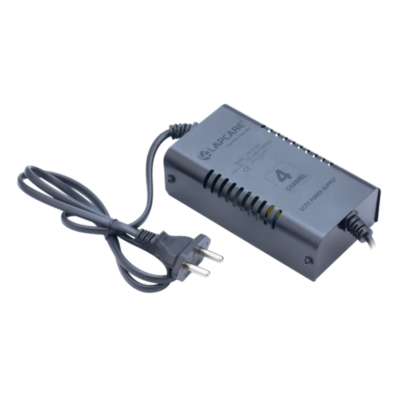 LAPCARE 4CH CCTV SMPS/Power Supply Metal (LSCC-303) 1-Year Warranty
