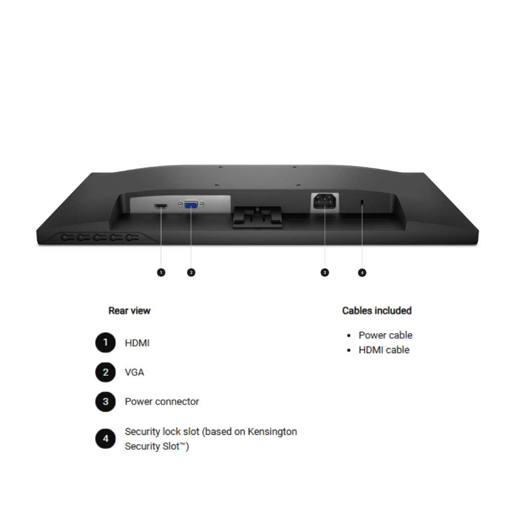 DELL SE2225HM 22" VA FHD TFT Monitor with 3-Year Warranty - Image 4