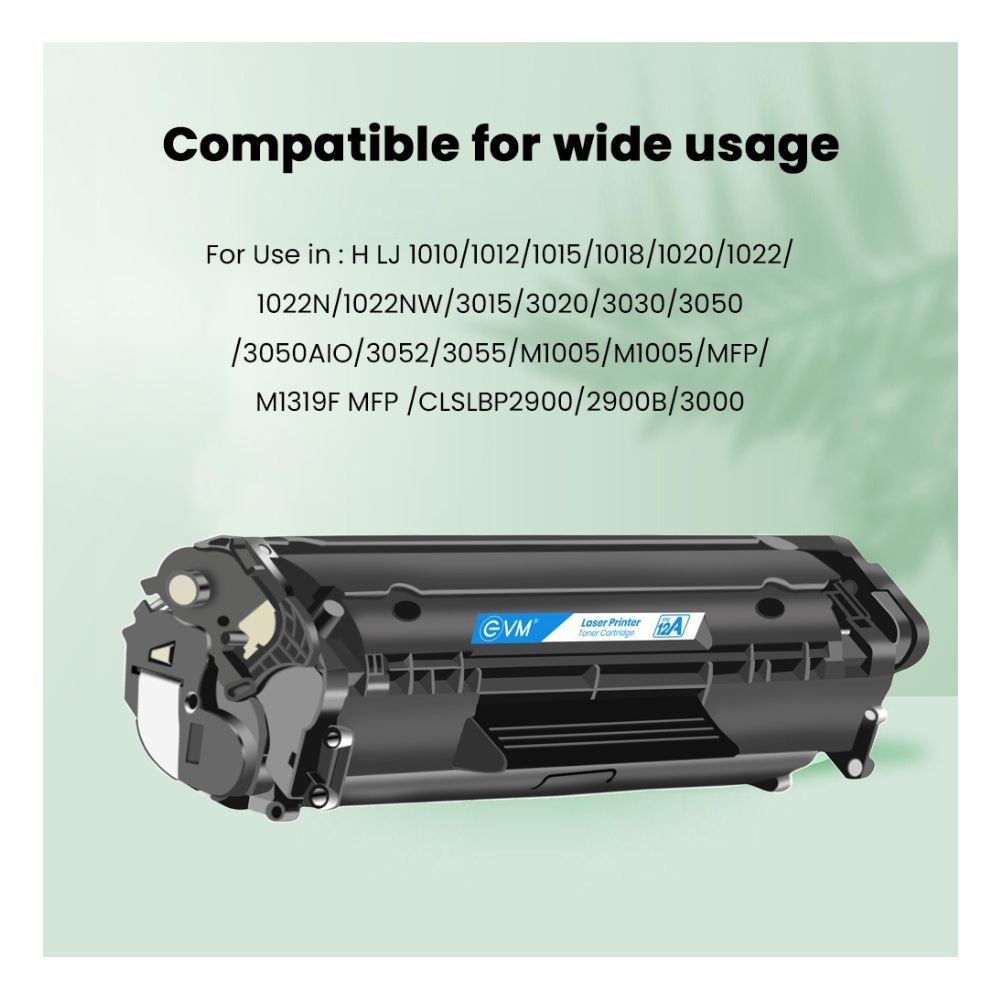 EVM 12A Toner Cartridge for Laser Printer – Black (ETC12A) - Image 5